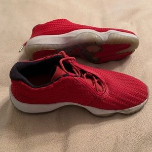 Red men’s Jordans size 8